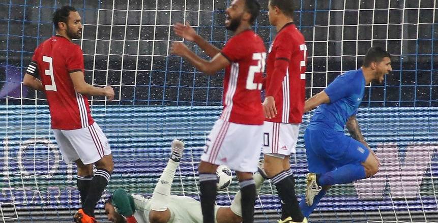   مصر تخسر أمام اليونان بهدف استعدادًا لمونديال روسيا