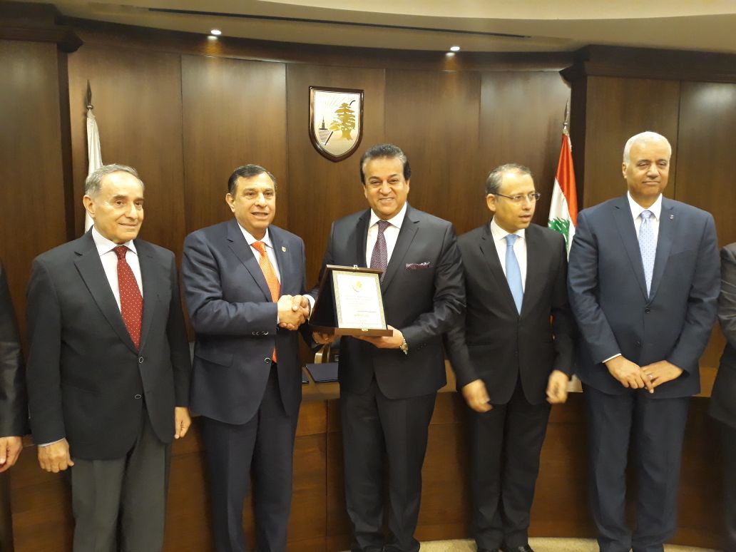   عبد الغفار يشهد توقيع اتفاقية تعاون بين جامعتي بيروت العـربية والإسكندرية