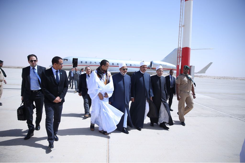   صور: أول زيارة رسمية لشيخ الأزهر إلى موريتانيا