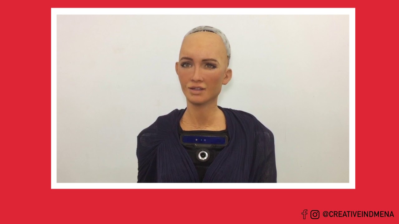  شاهد| الروبوت صوفيا توجه رسالة للمصريين