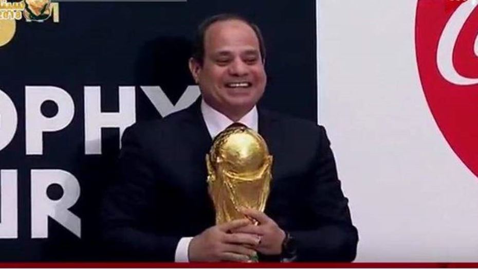 الرئيس: «لو اجتمع المصريون بحبهم كأس العالم هايجى»