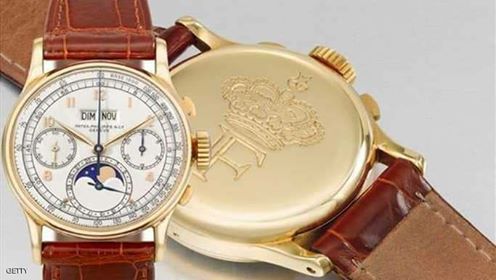   «ناس تانية»: بيع ساعة الملك فاروق فى مزاد بـ «912500» دولار
