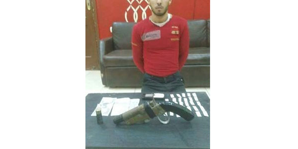   القبض على تاجر مخدرات بحوزته سلاح ناري و هيروين في أبوصوير