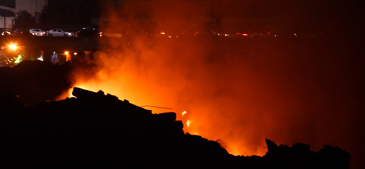   عاجل | حريق بمنطقة مثلث ماسبيرو «شركس»