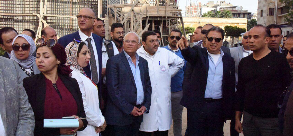   وزير الصحة ومحافظ بورسعيد يتفقدان مستشفيات بورسعيد العام والنساء والتوليد  