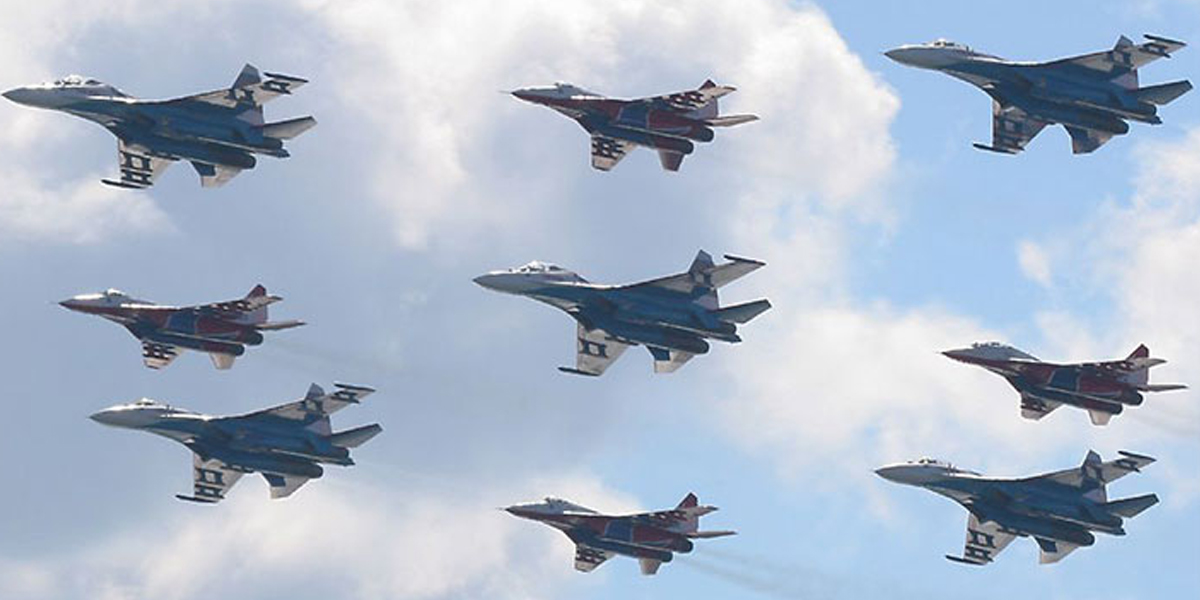   الطائرات الروسية تعترض مقاتلتين إسرائيليتين فى لبنان