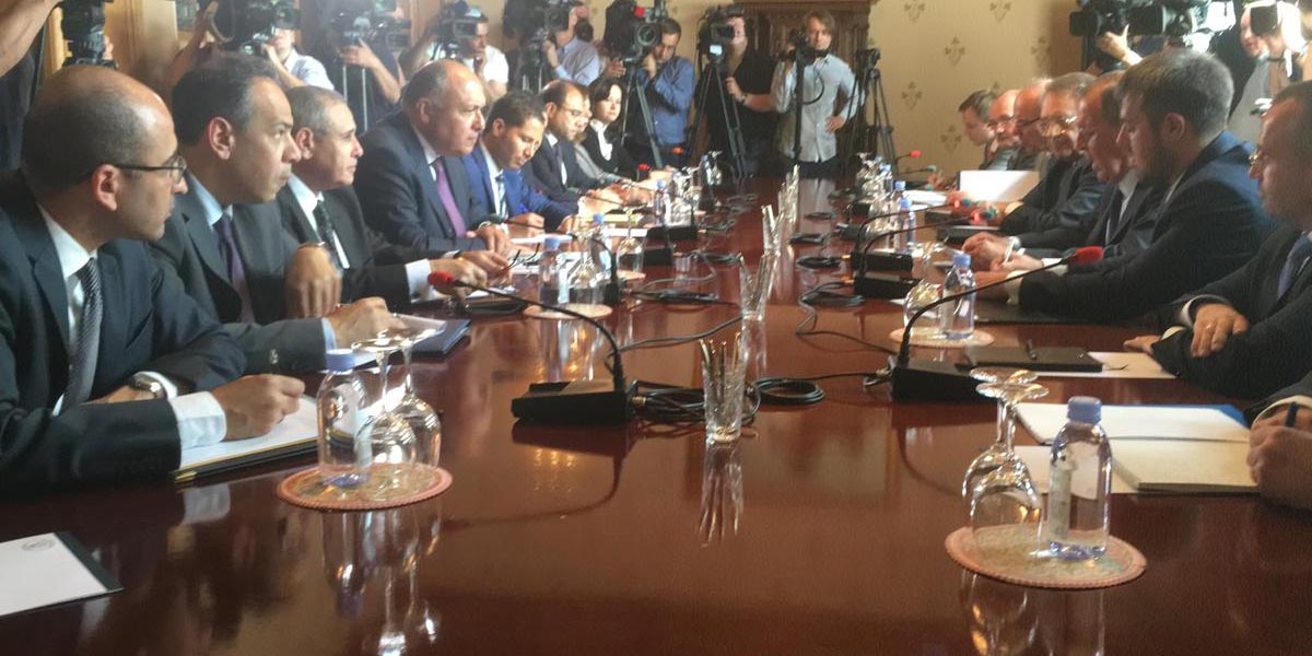   وزيرا خارجية مصر وروسيا يعقدان جلسة مشاورات في إطار اجتماعات صيغة 2+2 بين البلدين