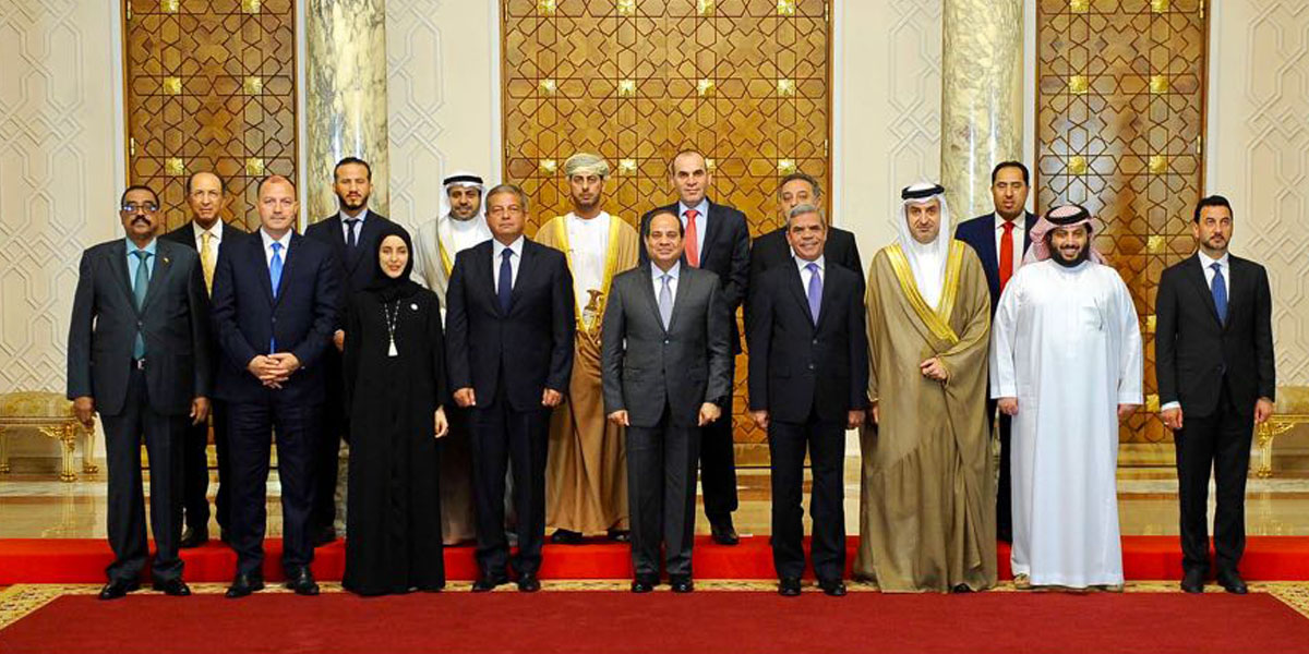   الرئيس استقبل وزراء الشباب والرياضة العرب