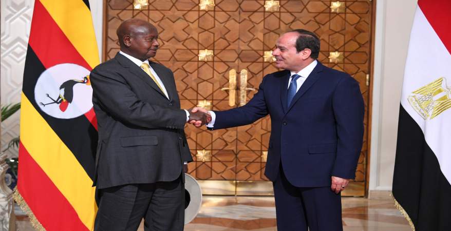   رئيس أوغندا يغادر مطار القاهرة اليوم