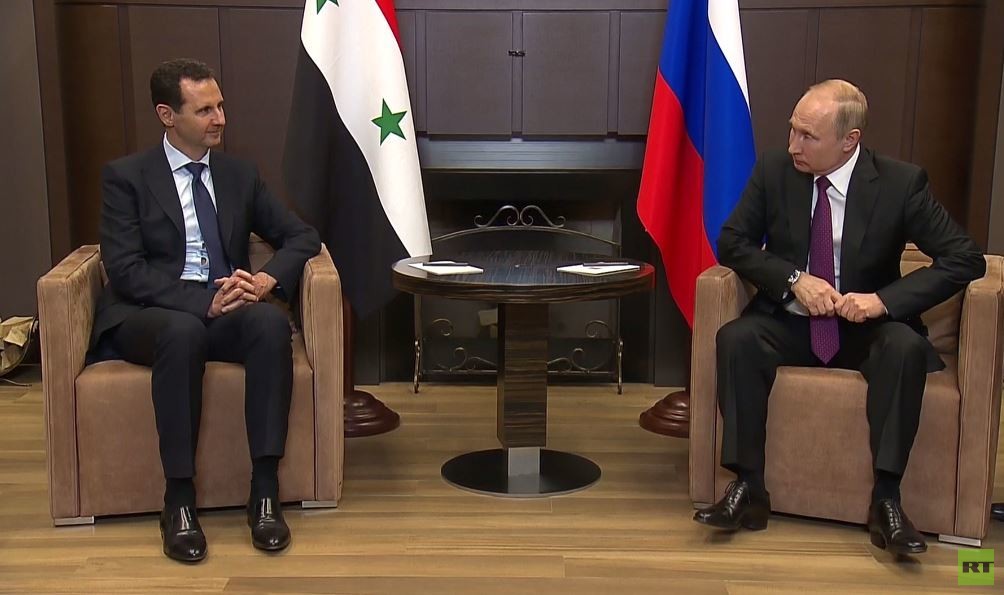   بشار يؤكد لبوتين استعداداه لتسوية الأزمة في سوريا  