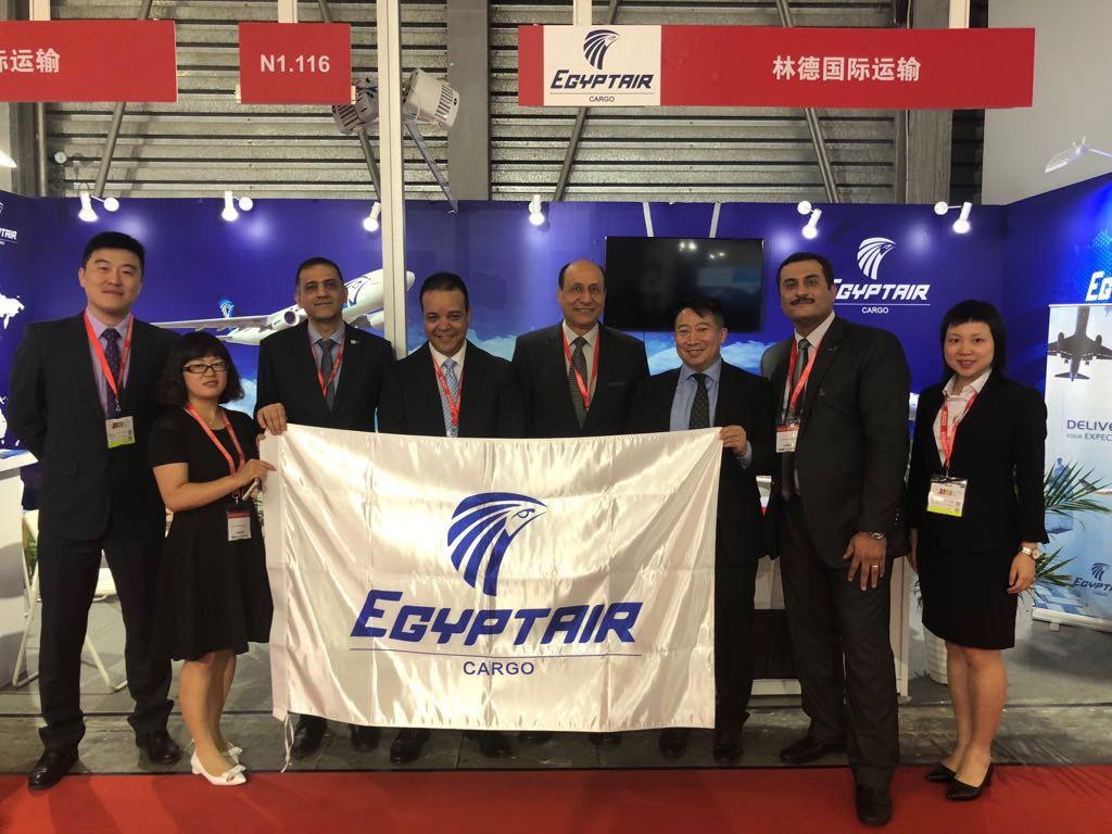   مصر للطيران للشحن الجوي تشارك في معرض الشحن Air Cargo China بمدينة شنغهاي الصينية