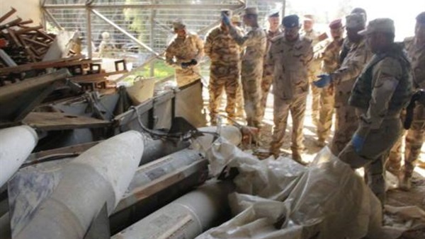   القوات العراقية تعثر على ورشة لتصنيع المتفجرات جنوب الموصل