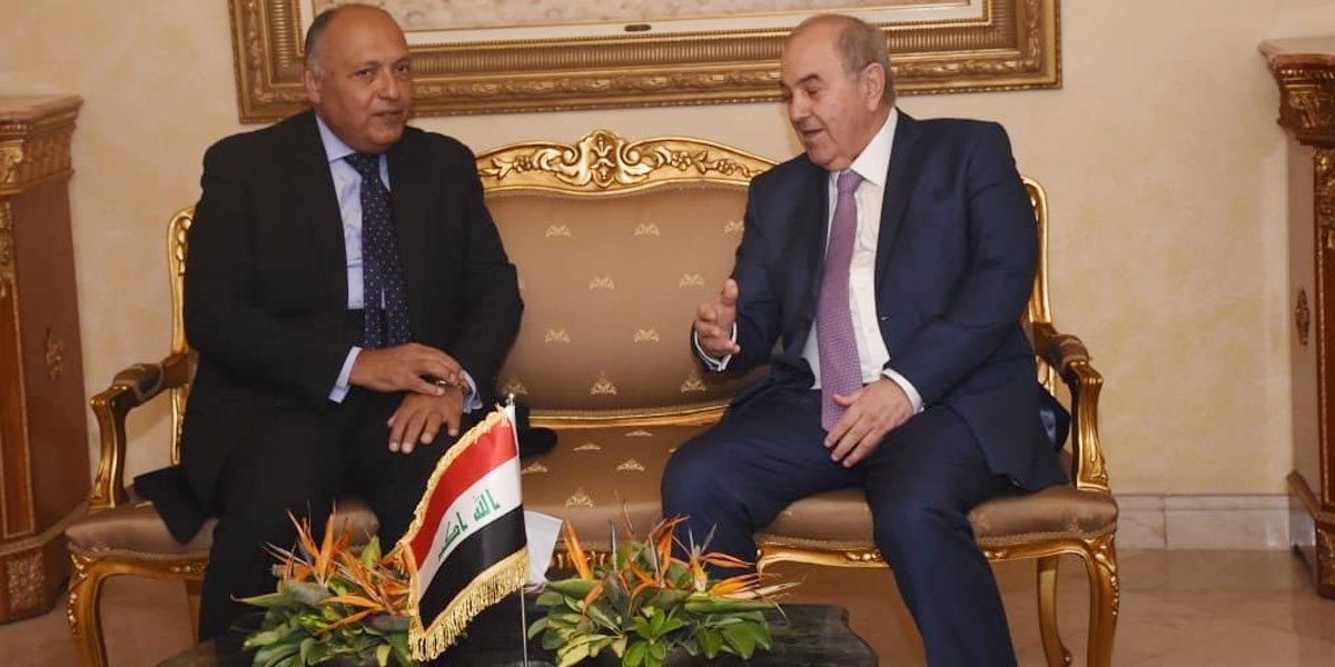   شكري يلتقي نائب الرئيس العراقي.. ويبحث سبل تطوير العلاقات الثنائية وتطورات الأوضاع بالمنطقة