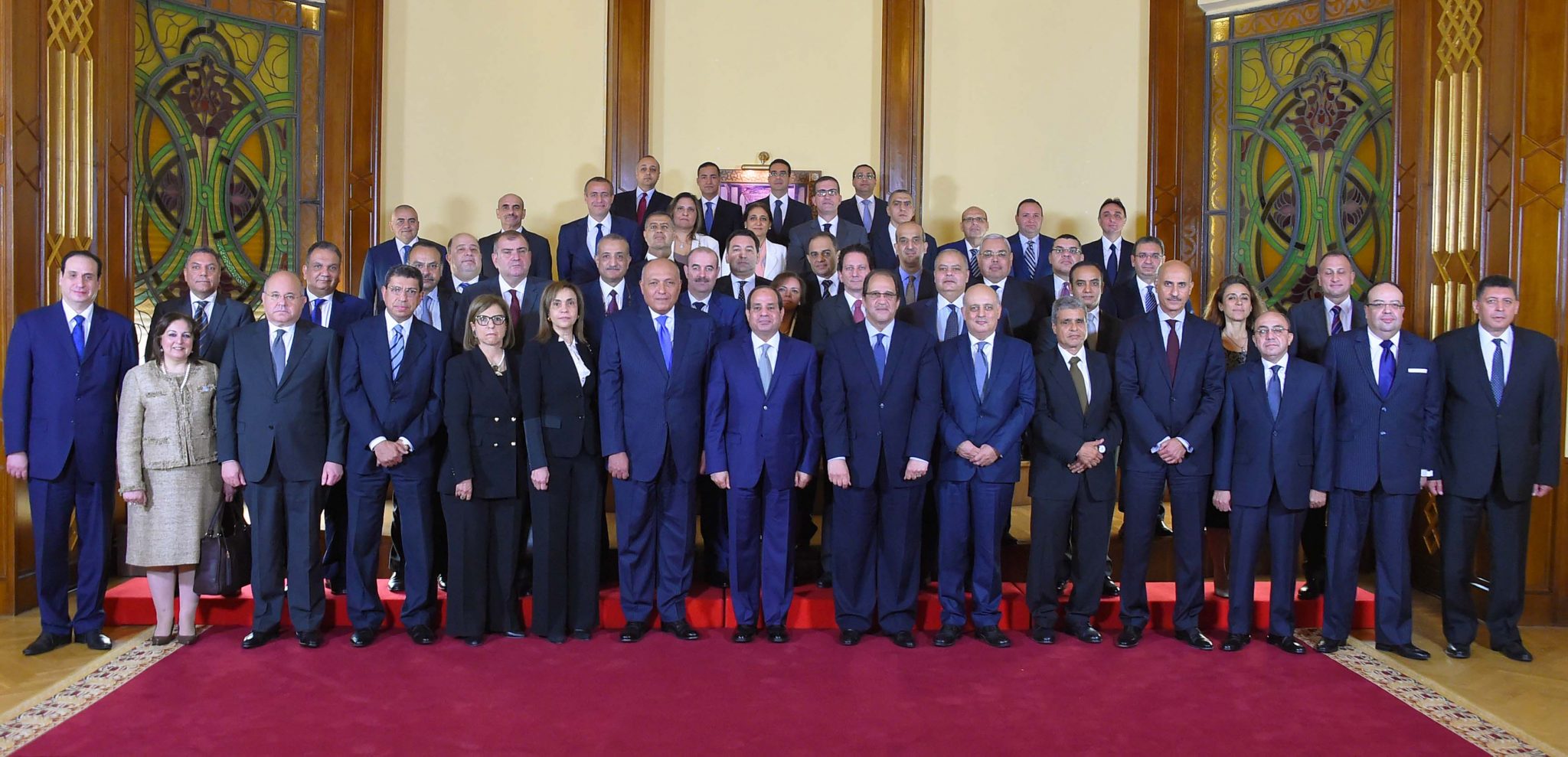   الرئيس يعقد اجتماعاً مع السفراء المرشحين للعمل كرؤساء لبعثات مصر الدبلوماسية في الخارج