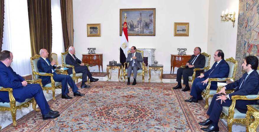   الرئيس السيسى: نسعى لدعم الشعب السورى ووقف معاناته