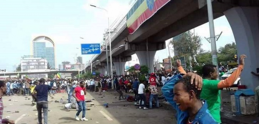   83 جريحاً فى انفجار استهدف مسيرة لمؤيدى رئيس وزراء اثيوبيا