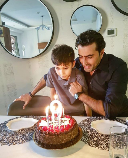   باسم ياخور يحتفل بعيد ميلاد ابنه