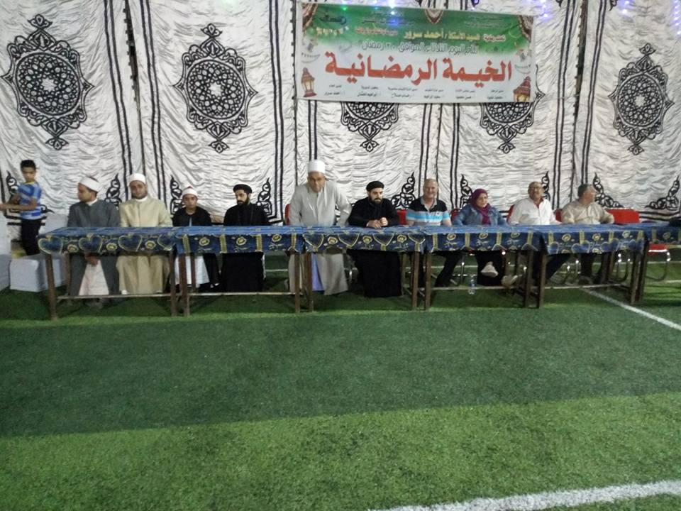   خيمة رمضانية بمركز شباب مدينة الفشن ببني سويف
