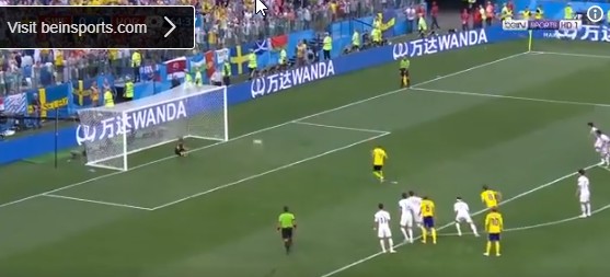   شاهد| تقنية الفيديو أهدت السويد هدف الفوز على كوريا
