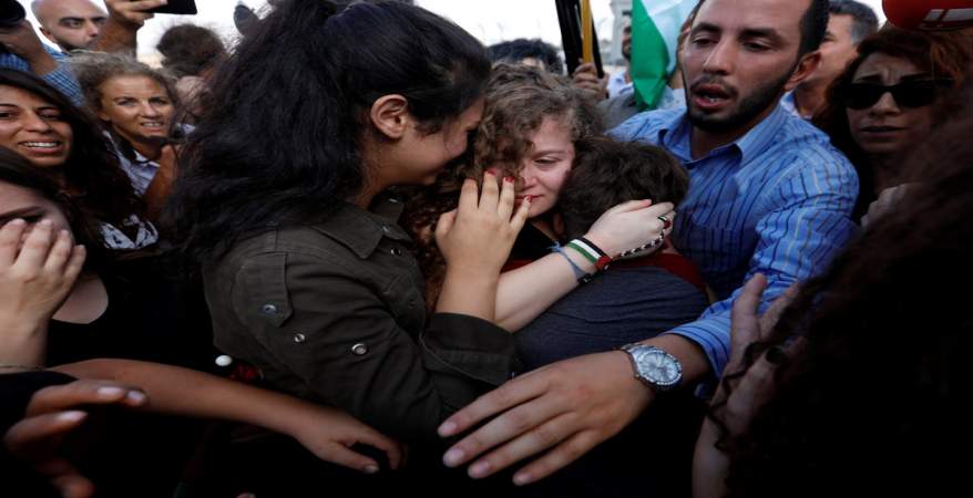   عهد التميمي بعد خروجها من السجن: الاحتلال لن يكسرنا