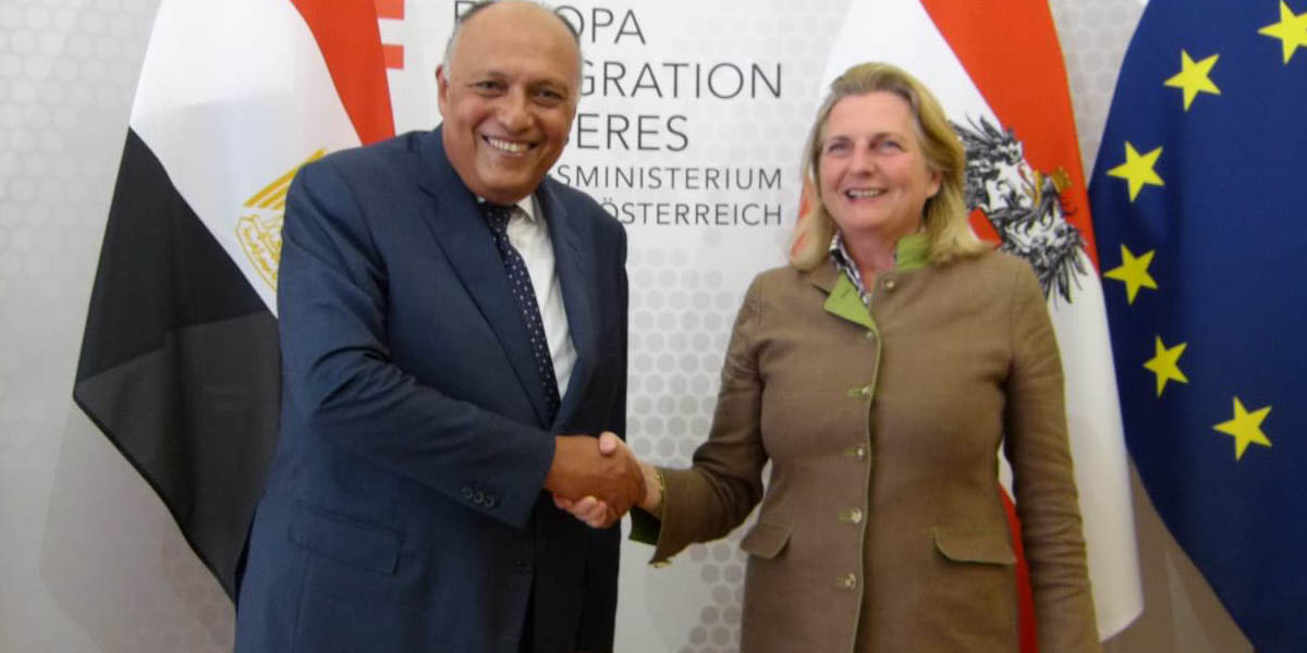   صور|| وزير الخارجية يختتم زيارته للنمسا بمباحثات موسعة مع وزيرة الخارجية النمساوية