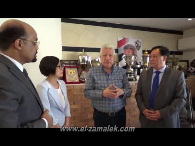   فيديو|| خلال استقباله رئيس «الصينية للإنشاءات»..مرتضى منصور: حولت النادى من «خرابة» إلى «عالمى»