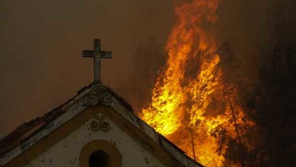   حريق محدود بجوار كنيسة ببني سويف