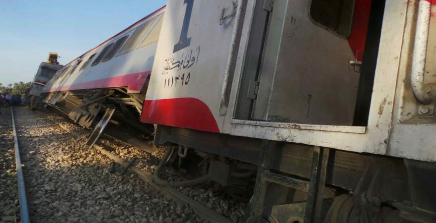   الصحة: خروج مصابي حادث قطار أسوان من المستشفى