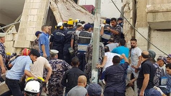   قتيل و20 مصابًا في انهيار مبنى فخخه إرهابيون بالأردن