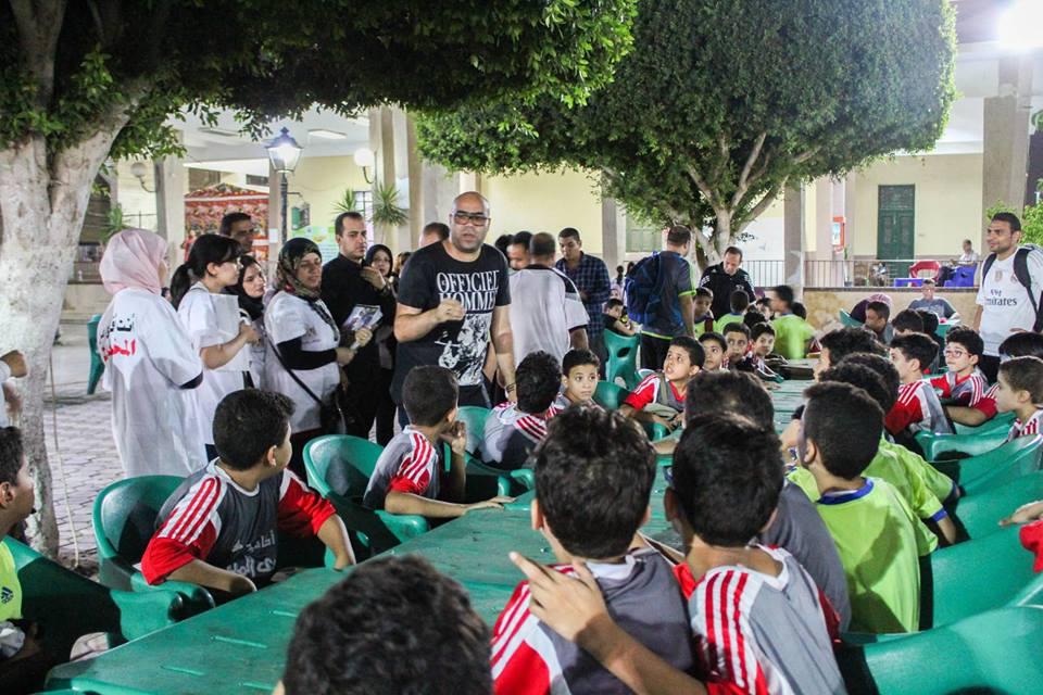   أكاديمية كرة القدم بنادي المنيا تستضيف حملة "أنت أقوى من المخدرات"