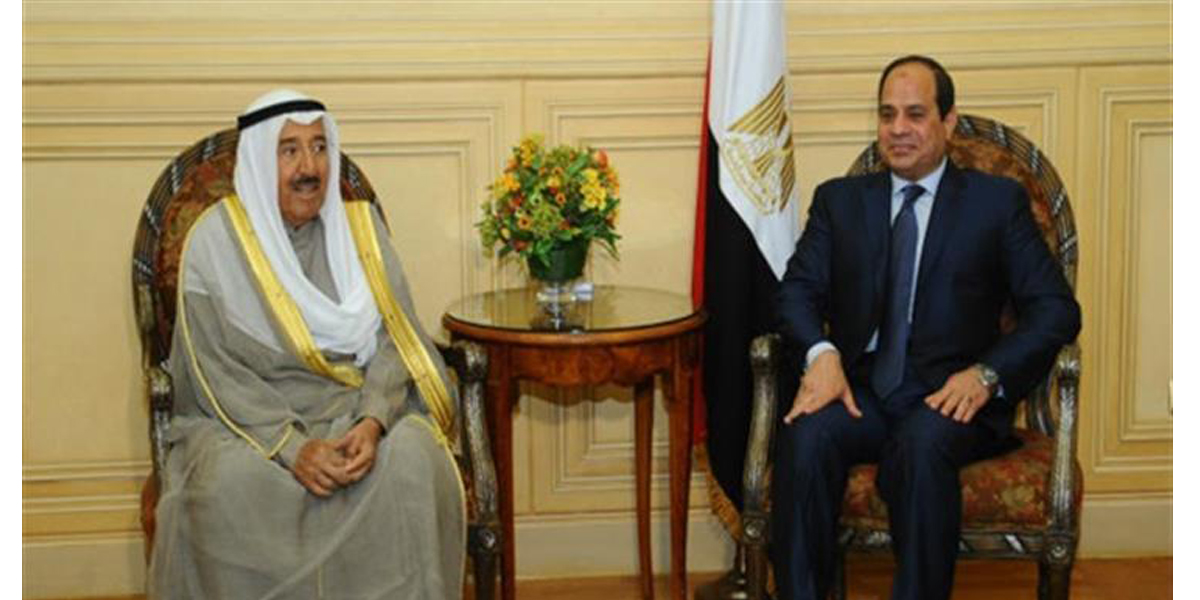   الرئيس السيسى يتبادل التهانى مع أمير الكويت بمناسبة عيد الأضحى المبارك