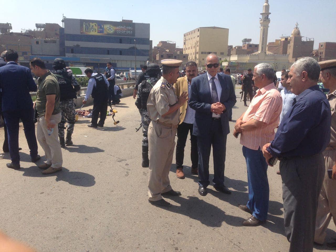   بالصور| محافظ القليوبية ومدير الأمن يتابعان تداعيات حادث كنيسة مسطرد 
