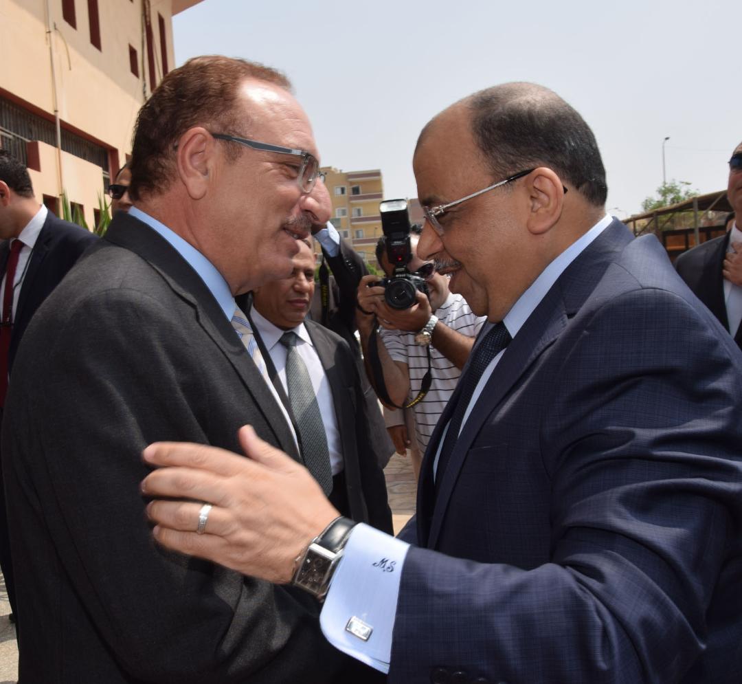   محافظ بني سويف يستقبل وزير التنمية المحلية اللواء محمود شعراوي