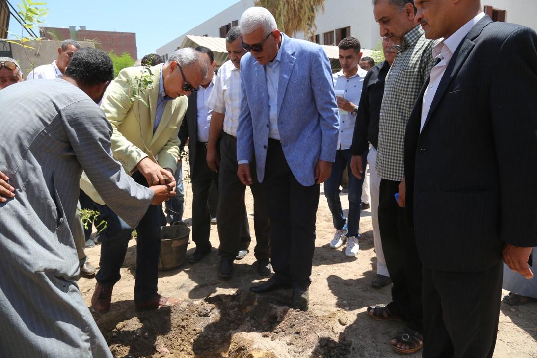   محافظ قنا يغرس أولي أشجار مبادرة الرئيس عبدالفتاح السيسي لزراعة مليون شجرة مثمرة