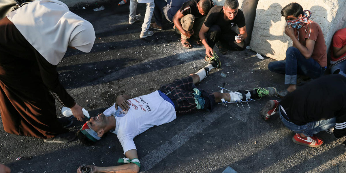   استشهاد 3 بينهم طفل وإصابة 190 مواطن بفلسطين