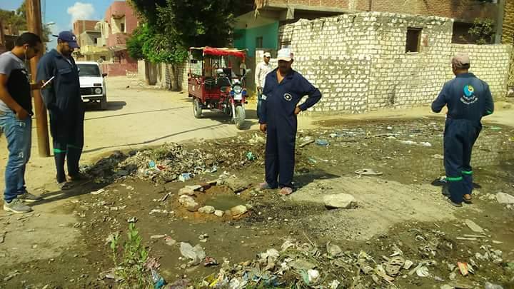   بالصور| حملة لتفعيل منظومة النظافة العامة فى القنطرة شرق بالإسماعيلية