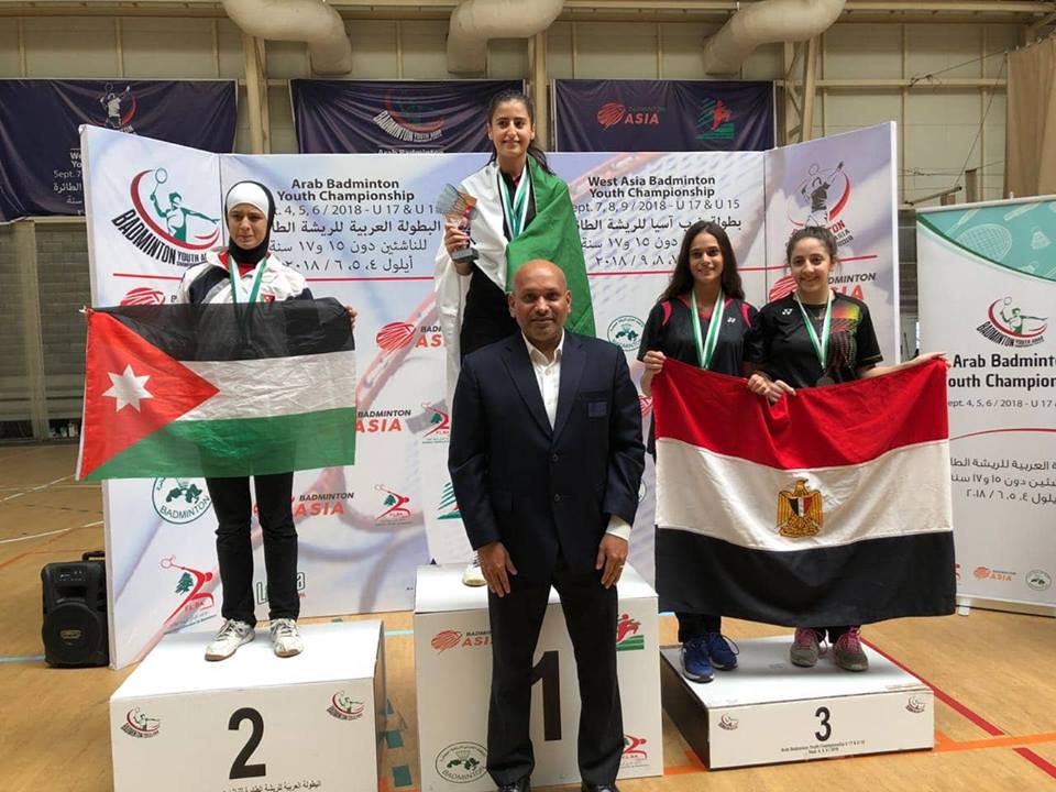   مصر تحصد جوائز البطولة العربية لناشئي الريشة الطائرة     