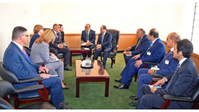  الرئيس السيسي يبحث التعاون الأمني والاقتصادي مع رئيس وزراء بلغاريا