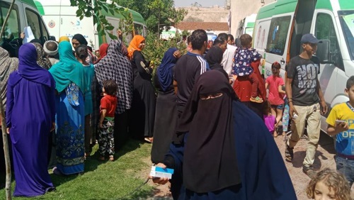 صور| «مستقبل وطن» ينظم قافلة طبية لمدة يومين بالبساتين