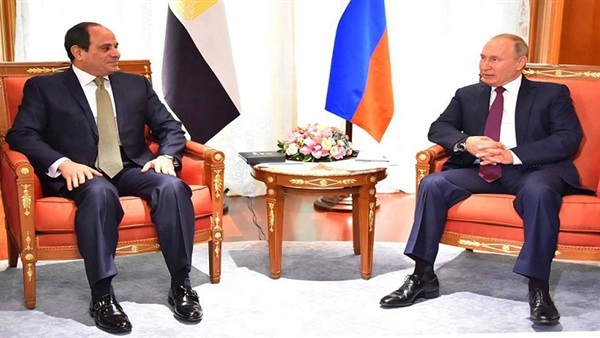   الرئيس الروسى: نهتم بتطوير العلاقات مع مصر في جميع المجالات