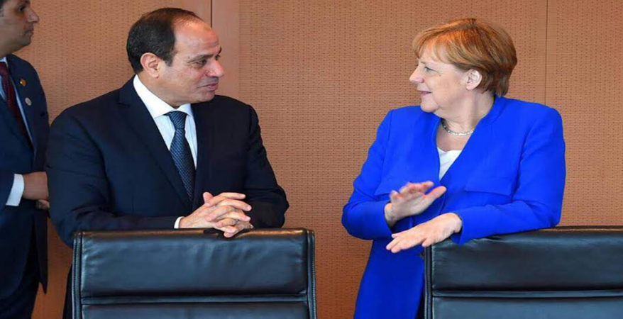   ميركل مرحبةً بالرئيس السيسي: بين مصر وألمانيا تاريخ طويل من العلاقات