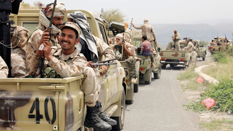   الجيش اليمنى يواصل التقدم فى صعدة بدعم تحالف دعم الشرعية
