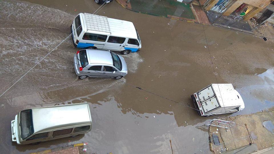   أمطار غزيرة بكفر الشيخ والمحافظ يعلن الطوارئ
