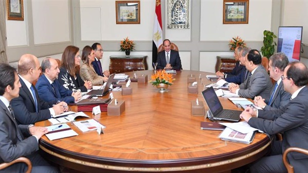   اجتماع الرئيس السيسى مع المجموعة الوزارية الاقتصادية أبرز عناوين الصحف اليوم