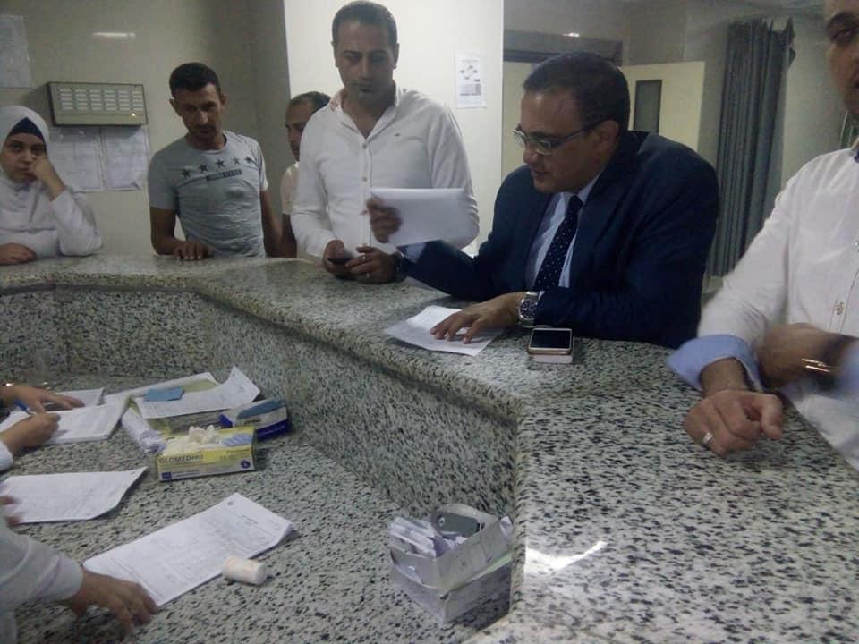   وكيل وزارة الصحة بدمياط يقوم بزيارة مسائية مفاجئة لمستشفى كفر سعد المركزى