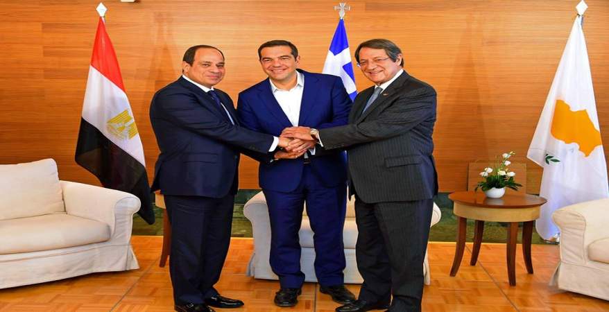   وكالات الأنباء: القمة المصرية اليونانية القبرصية نواة لتعاون دولى أكبر