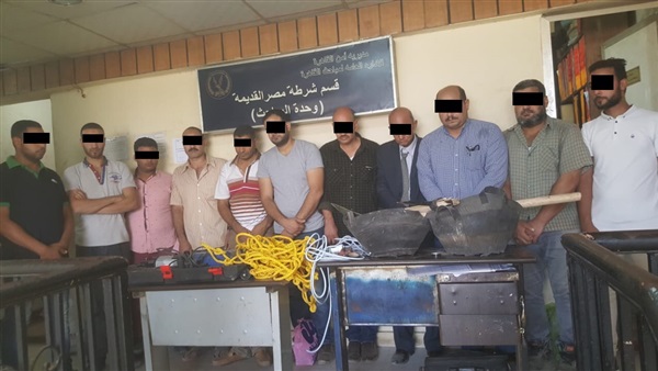   حبس 11 شخصا لتنقيبهم عن الآثار بمدينة الفسطاط