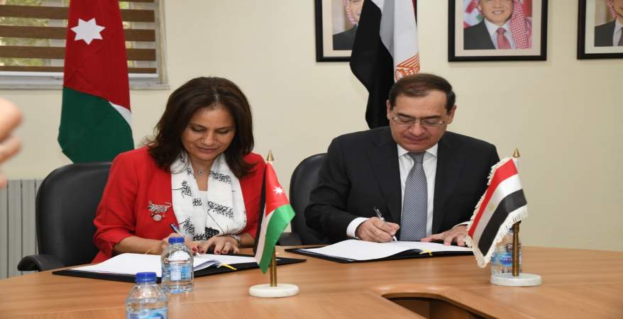   «الملا» و «زواتى» يوقعان مذكرة لتعزيز التعاون المصرى الأردنى فى مجال الطاقة