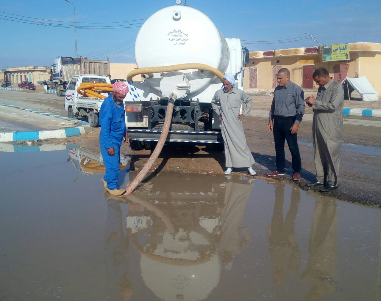   مطروح تستقبل أمطار الخير