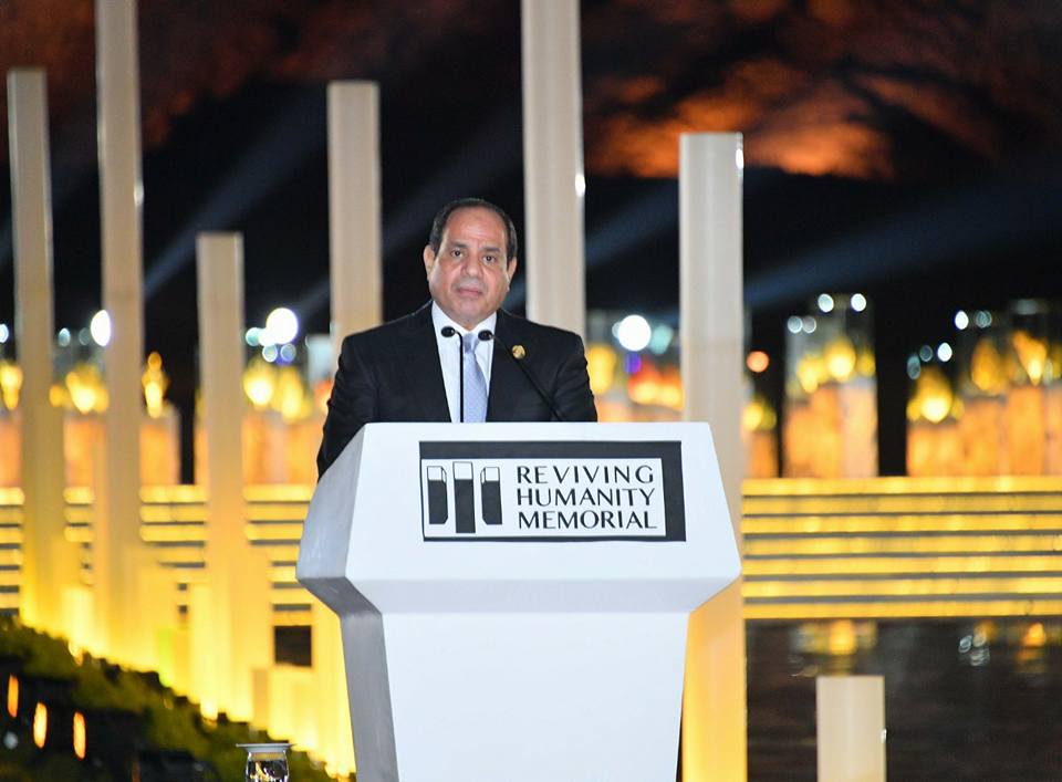   نص كلمة الرئيس السيسى خلال افتتاح النصب التذكارى «إحياء الإنسانية» بشرم الشيخ